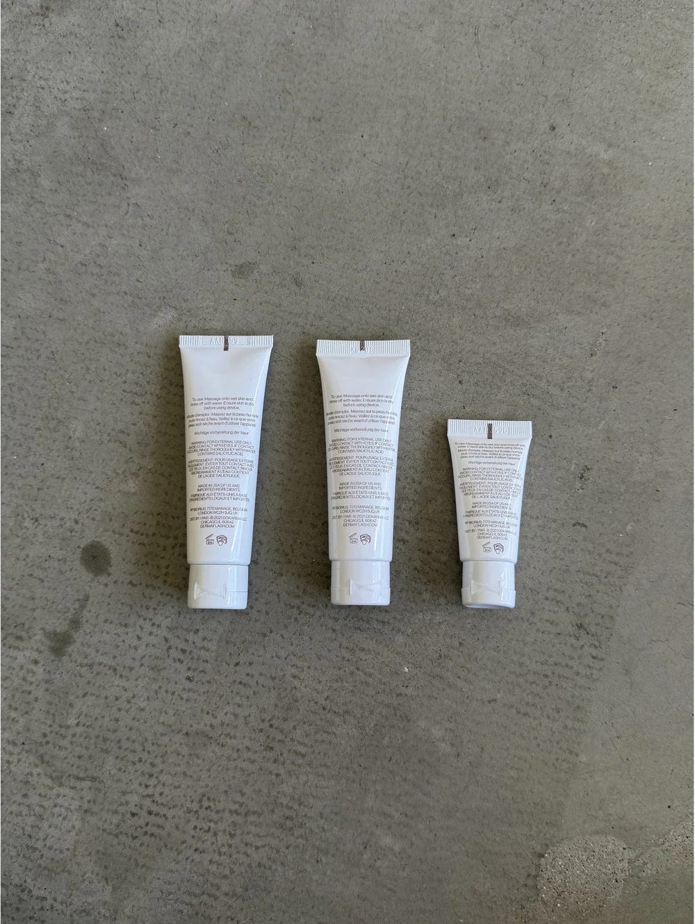 Dermaflash / Preflash Essential Skin Prep Mini Set / 3 Pc